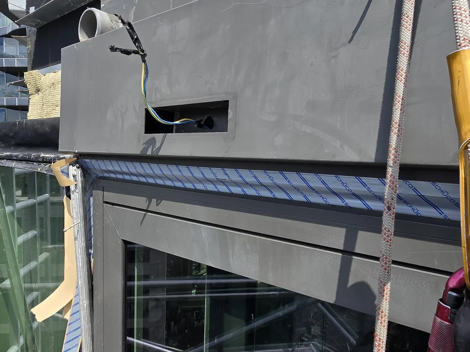 Trafalgar House façade remedial work